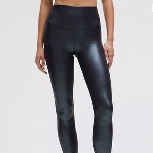 lululemon athletica Shimmer Black Leggings